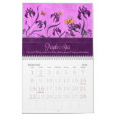 Calendrier Chemin du jardin Floral 12 mois (Feb 2026)