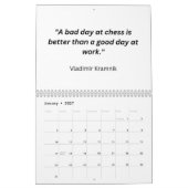 Calendrier Chess Calendar 2025 (Jan 2027)