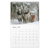 Calendrier Cheval 2017 (Feb 2027)