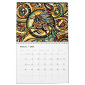 Calendrier Cheval amérindien (Feb 2026)