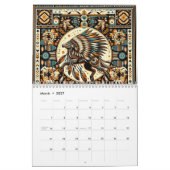 Calendrier Cheval amérindien (Mar 2027)