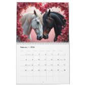 Calendrier Cheval Élégant - Une année de beauté ma (Feb 2026)