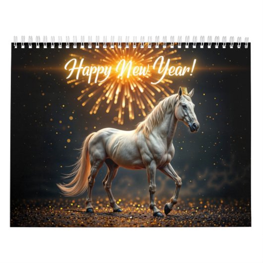 Calendrier Cheval Élégant - Une année de beauté ma (Protection)