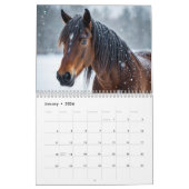 Calendrier Cheval Élégant - Une année de beauté ma (Jan 2026)