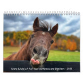 Calendrier Cheval et âne 2025 (Protection)