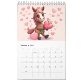Calendrier Cheval Heureux 2026 (Feb 2027)