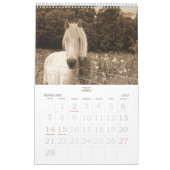 Calendrier Cheval Lover pour l'esprit stable annuel (Feb 2027)