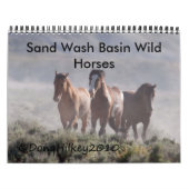 Calendrier Cheval sauvage Calander de lavabo de sable (Protection)