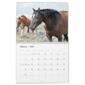 Calendrier Cheval sauvage de McCullough Peaks (Feb 2027)