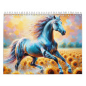 Calendrier Cheval sur le pré (Protection)