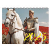 Calendrier Chevalier et cheval. 2025 (Protection)