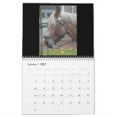 Calendrier - chevaux (Jan 2027)