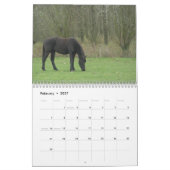 Calendrier - chevaux (Feb 2027)