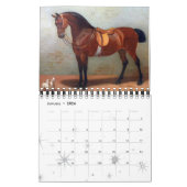 Calendrier CHEVAUX COLLECTION D'ART FIN Peintures Et Dessins (Jan 2026)