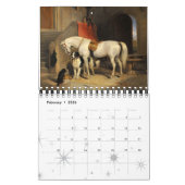 Calendrier CHEVAUX COLLECTION D'ART FIN Peintures Et Dessins (Feb 2026)
