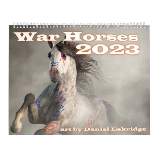 Calendrier Chevaux de guerre 2023 (Protection)