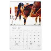 Calendrier Chevaux des collines de silex (Feb 2027)