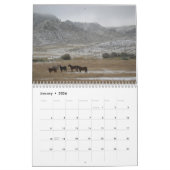 Calendrier Chevaux et cowboys (Jan 2026)
