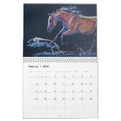 Calendrier Chevaux - l'art de Nancy J. Bailey (Feb 2026)