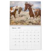 Calendrier Chevaux sauvages (Feb 2027)