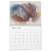 Calendrier Chevaux sauvages du Wyoming (Feb 2026)