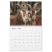 Calendrier Chèvre 2026 (Feb 2027)