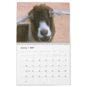 Calendrier Chèvre Amusante Et Amicale (Jan 2027)