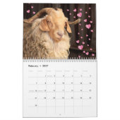 Calendrier Chèvre Amusante Et Amicale (Feb 2027)