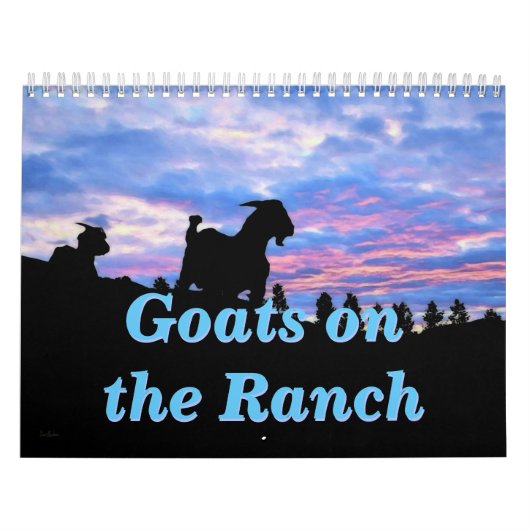 Calendrier Chèvres sur le ranch (Protection)