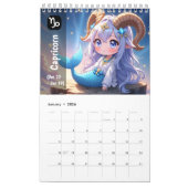 Calendrier Chibi Cute Zodiac 2026 - Astrologie Kaw (Jan 2026)