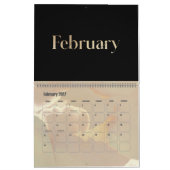 Calendrier Chic Shimmer Or Moderne (Feb 2027)