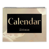 Calendrier Chic Shimmer Or Moderne (Protection)