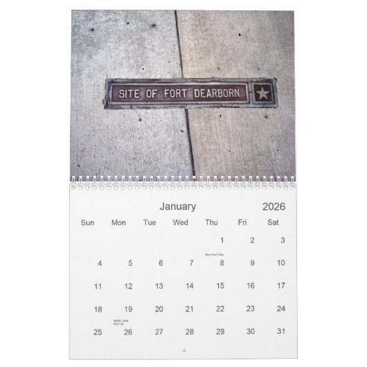 Calendrier Chicago - 2020 (Jan 2026)