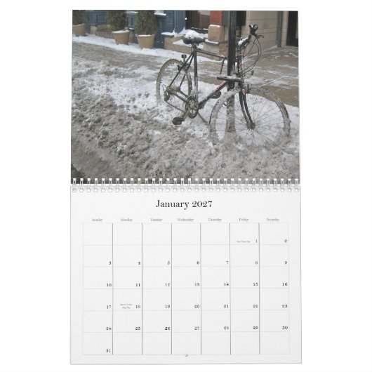 Calendrier Chicago fait du vélo 2011 (Jan 2027)