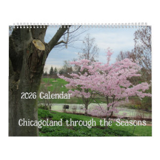 Calendrier Chicagoland through the Seasons 2026 Calendar