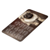 Calendrier Chien 2017 Photo Grand Magnet 4x6 (Côté Gauche)