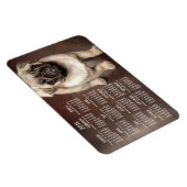 Calendrier Chien 2018 Photo Grand Magnet 4x6 (Côté Droit)