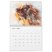 Calendrier Chien Art 2025 (Mar 2026)