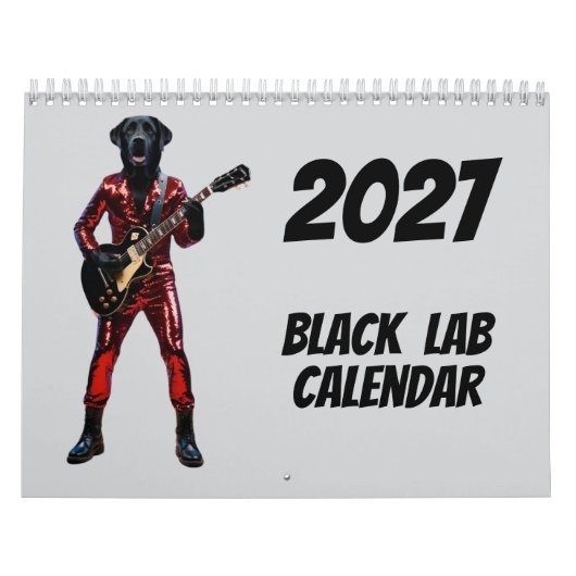 Calendrier Chien Black Lab 2027 (Protection)