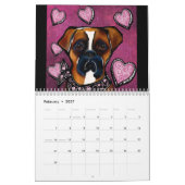 Calendrier Chien Boxer (Feb 2027)