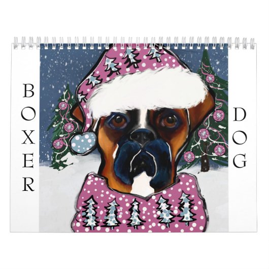 Calendrier Chien Boxer (Protection)
