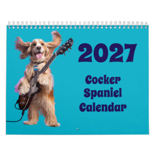 Calendrier Chien Cocker Spaniel 2027