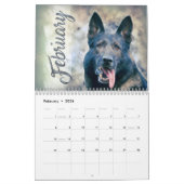 Calendrier Chien de berger allemand GSD 2019 - aquarelle (Feb 2026)