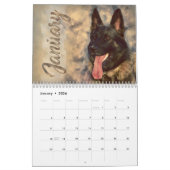 Calendrier Chien de berger allemand GSD 2019 - aquarelle (Jan 2026)