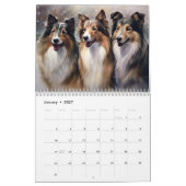 Calendrier Chien de mer des Shetland 2026 (Jan 2027)