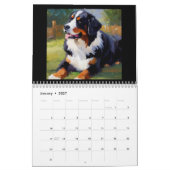 Calendrier Chien de montagne bernois (Jan 2027)
