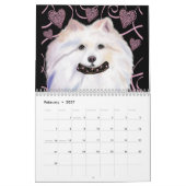 CALENDRIER CHIEN ESKIMO AMÉRICAIN (Feb 2027)