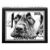 Calendrier Chiens adorables dans l'art (Protection)