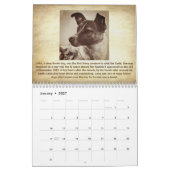 Calendrier Chiens célèbres dans l'histoire avec des faits Cal (Jan 2027)