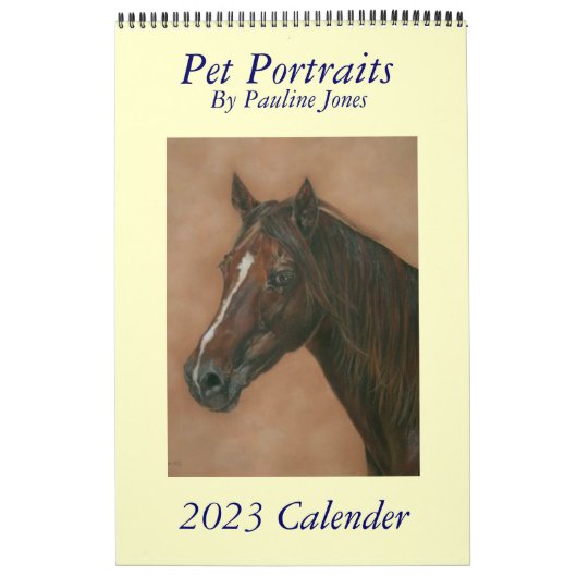 Calendrier chiens chevaux et portraits d'animaux de compagnie (Protection)